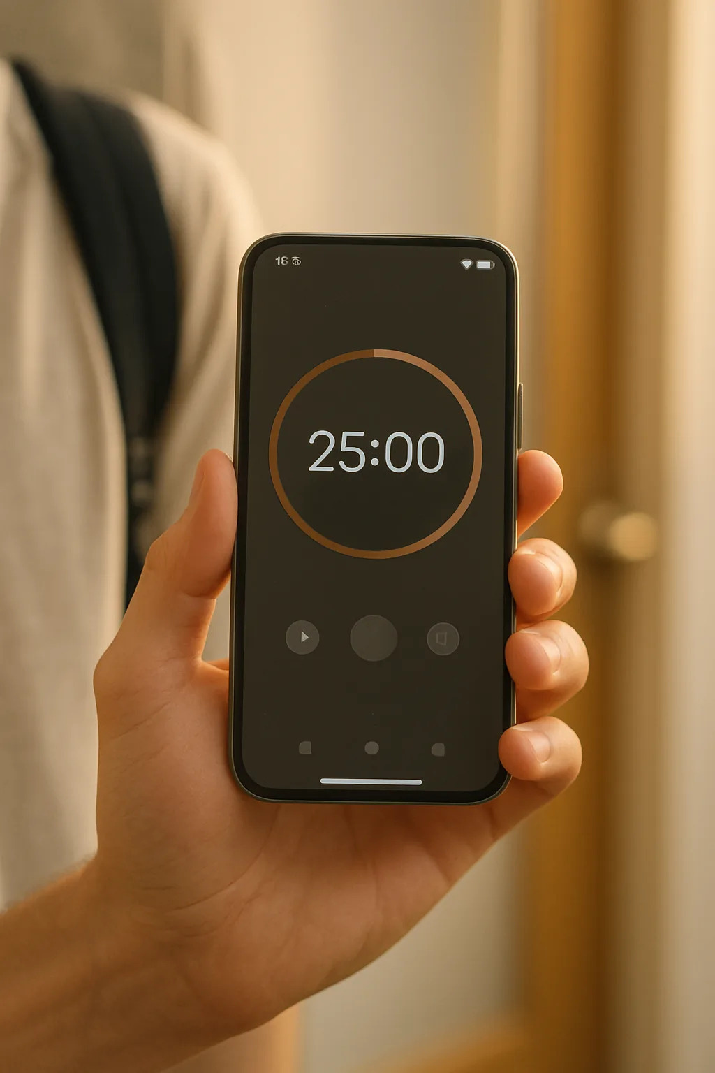Últimas semanas com sessões cronometradas no celular - Depois