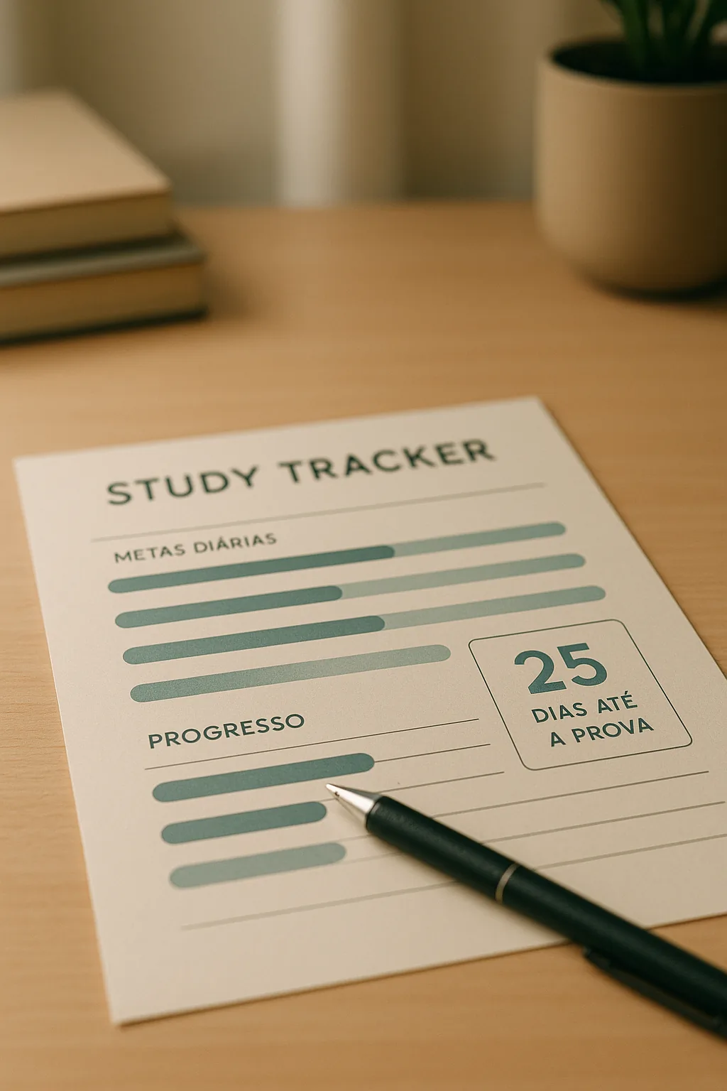 Organização de estudo até o dia do ENEM com metas diárias - Depois