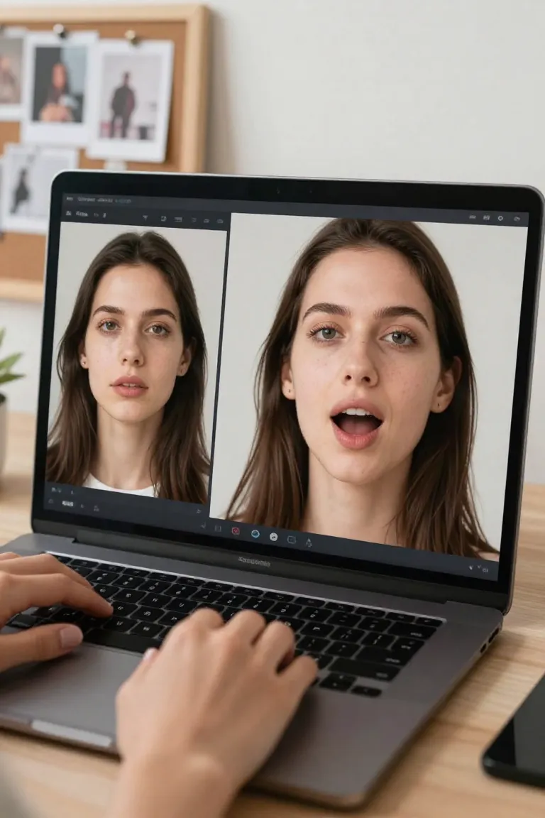 Criar Avatar Falante Realista - Antes