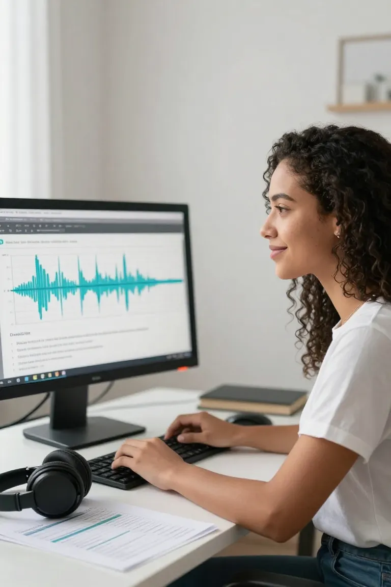 Criar Narração com IA em PT-BR - Antes