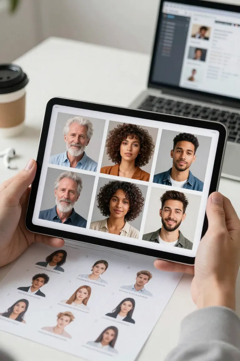 Criar Pessoa com IA - Antes