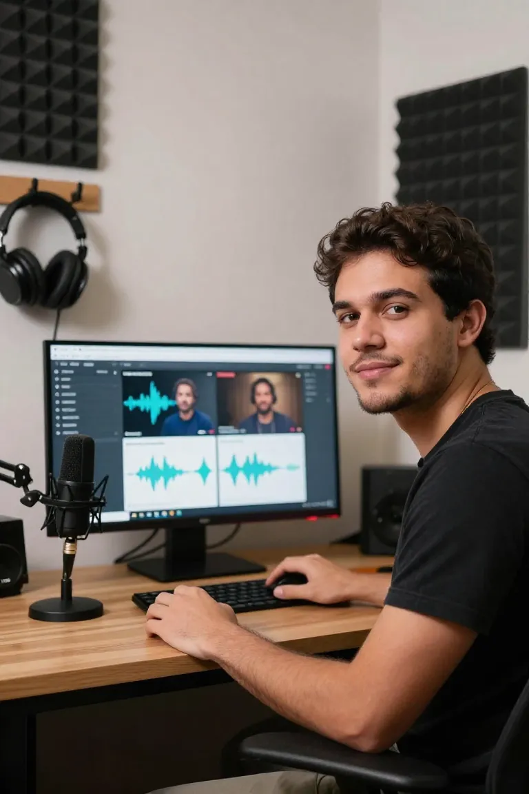 Criar Podcast com IA em PT-BR - Depois
