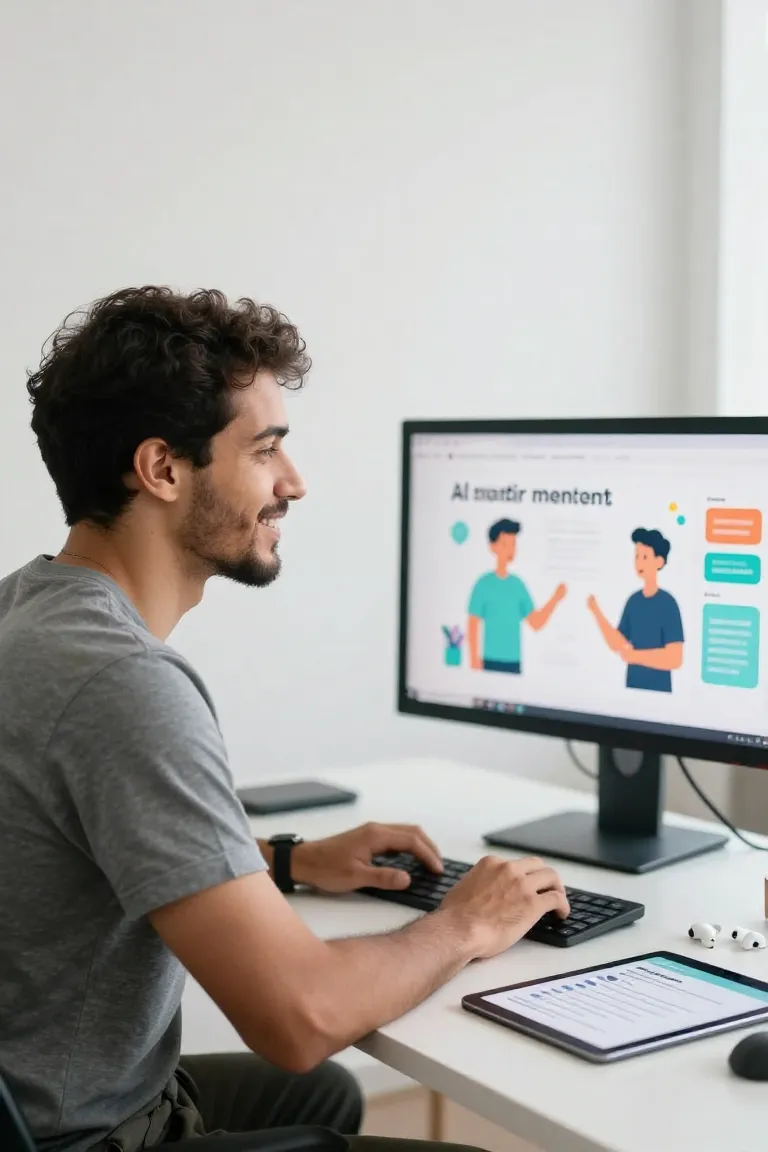 Criar Vídeo Animado com IA - Depois