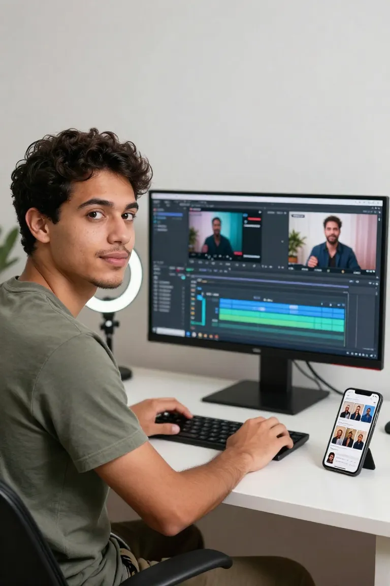 Criar Vídeo com IA - Depois