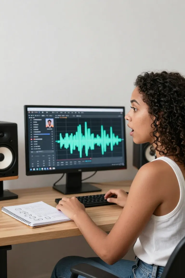 Gerar Voz com IA em PT-BR - Depois