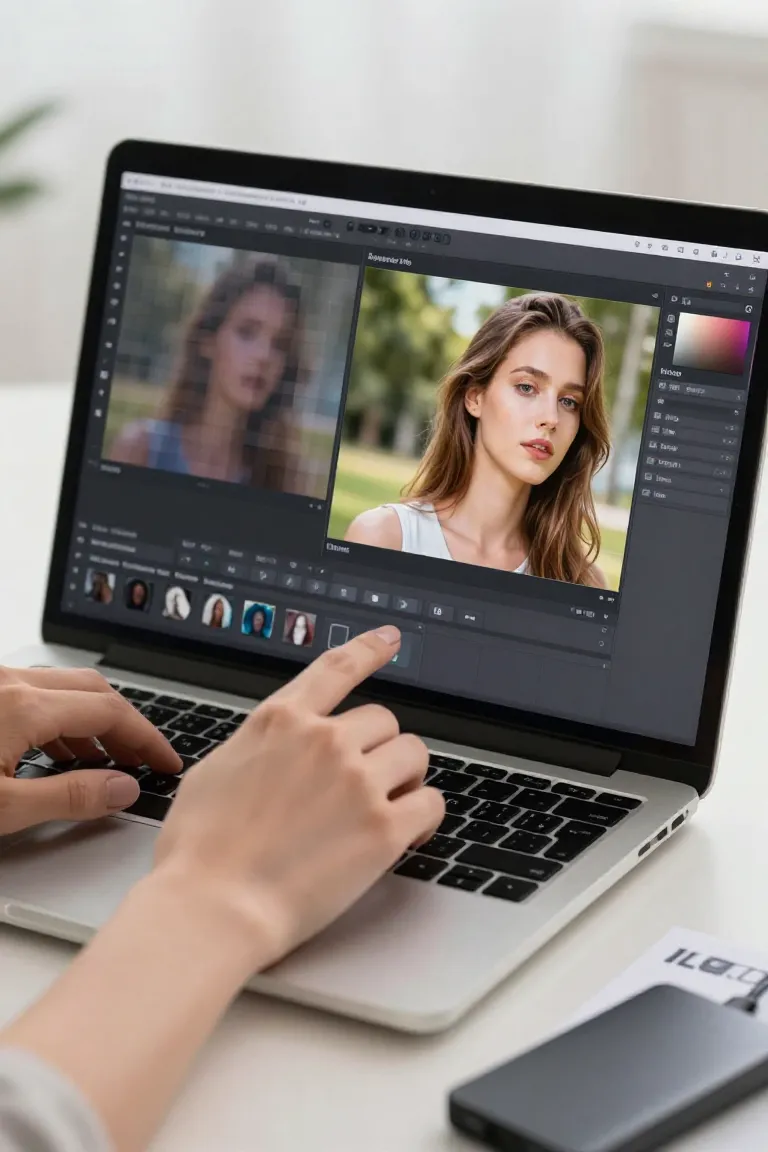 Melhorar Vídeo com IA - Antes