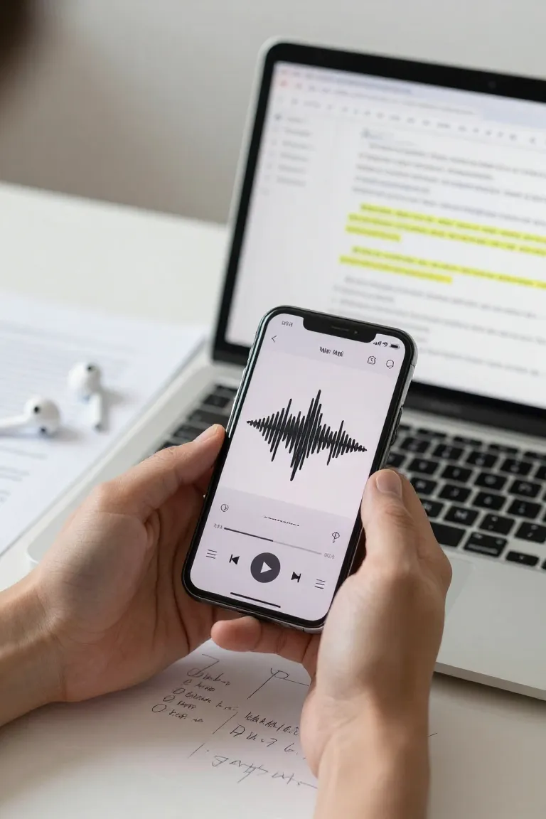 Transformar Texto em Áudio com IA - Antes