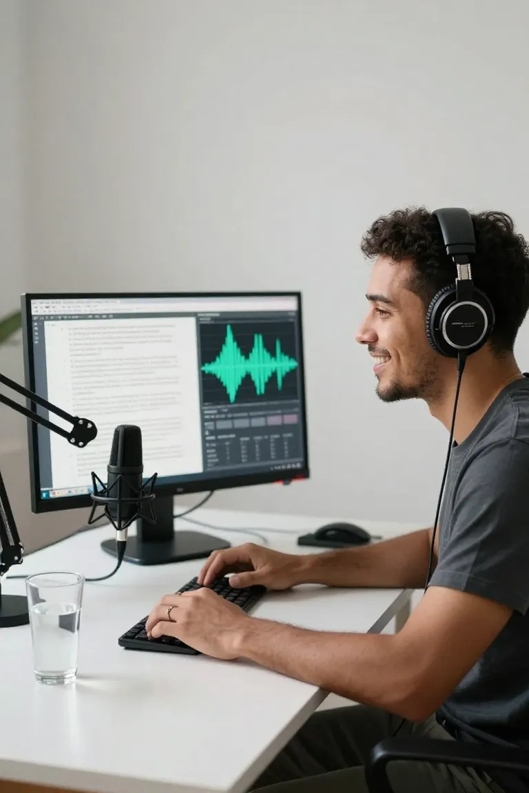 Transformar Texto em Áudio com IA - Depois