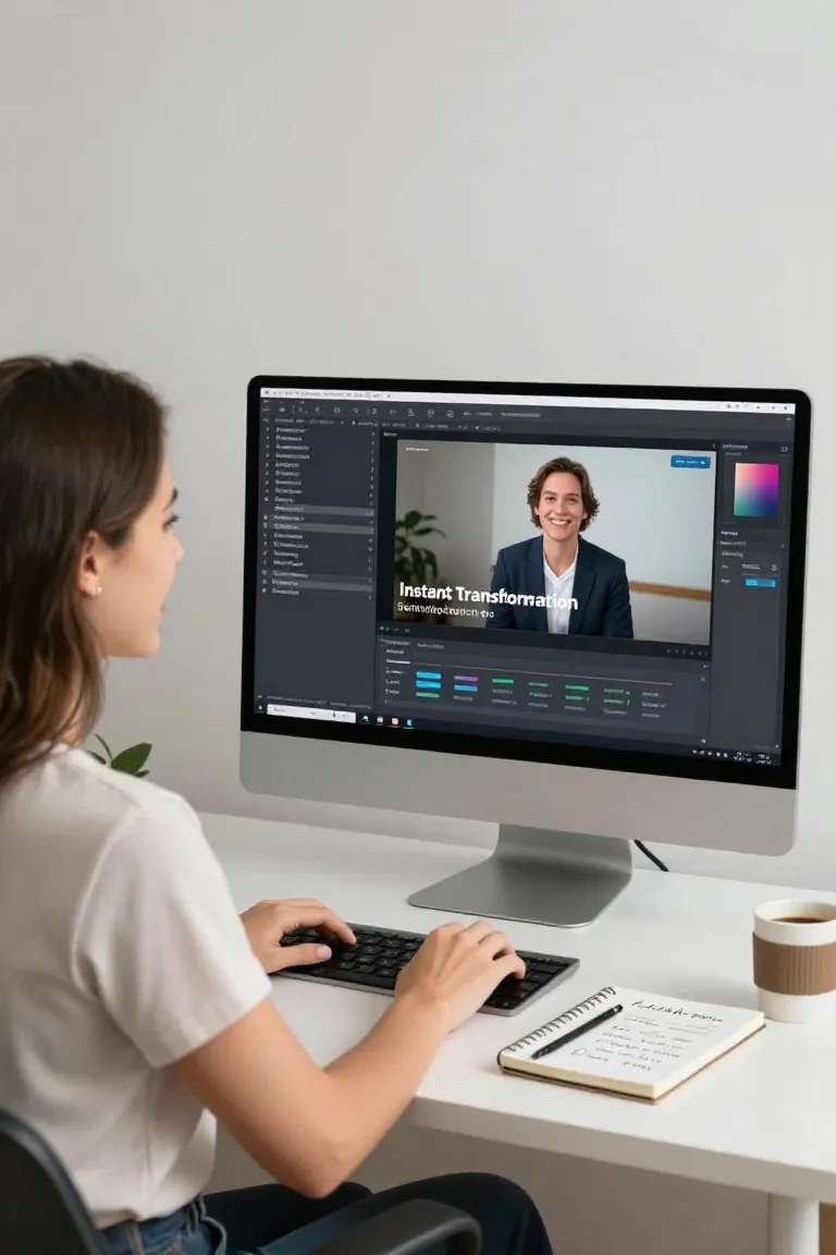 Transformar Texto em Vídeo com IA - Depois