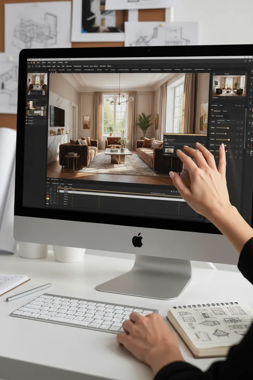 Criar Design de Interiores Online - Depois