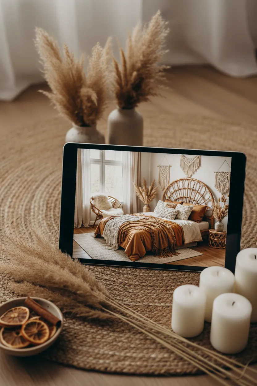 Decoração Boho Chic Autêntica - Depois