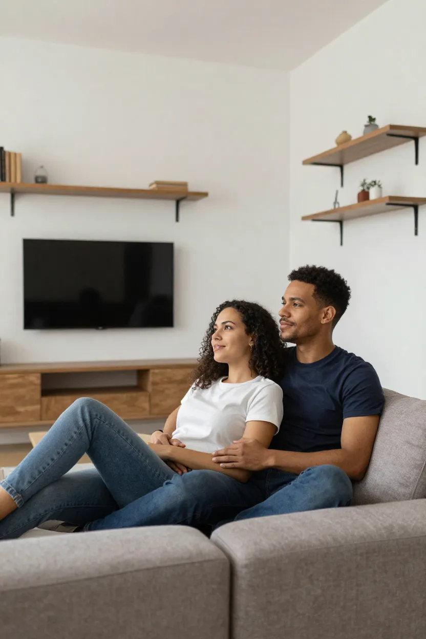 Decoração Sala Apartamento Pequeno - Antes