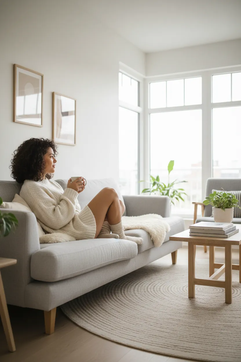 Casa Aconchegante Estilo Nórdico - Antes