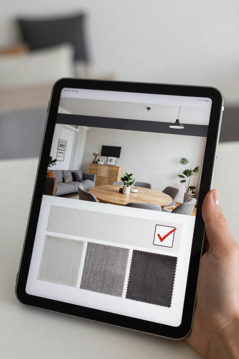 Decorar Sala Online: Jantar Integrada - Depois