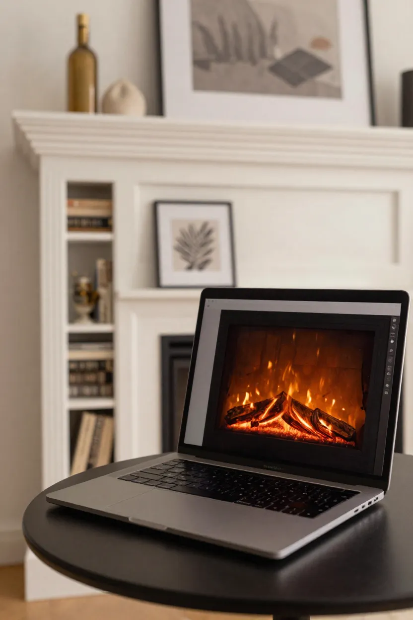 Ideias de Decoração Sala com Lareira - Depois