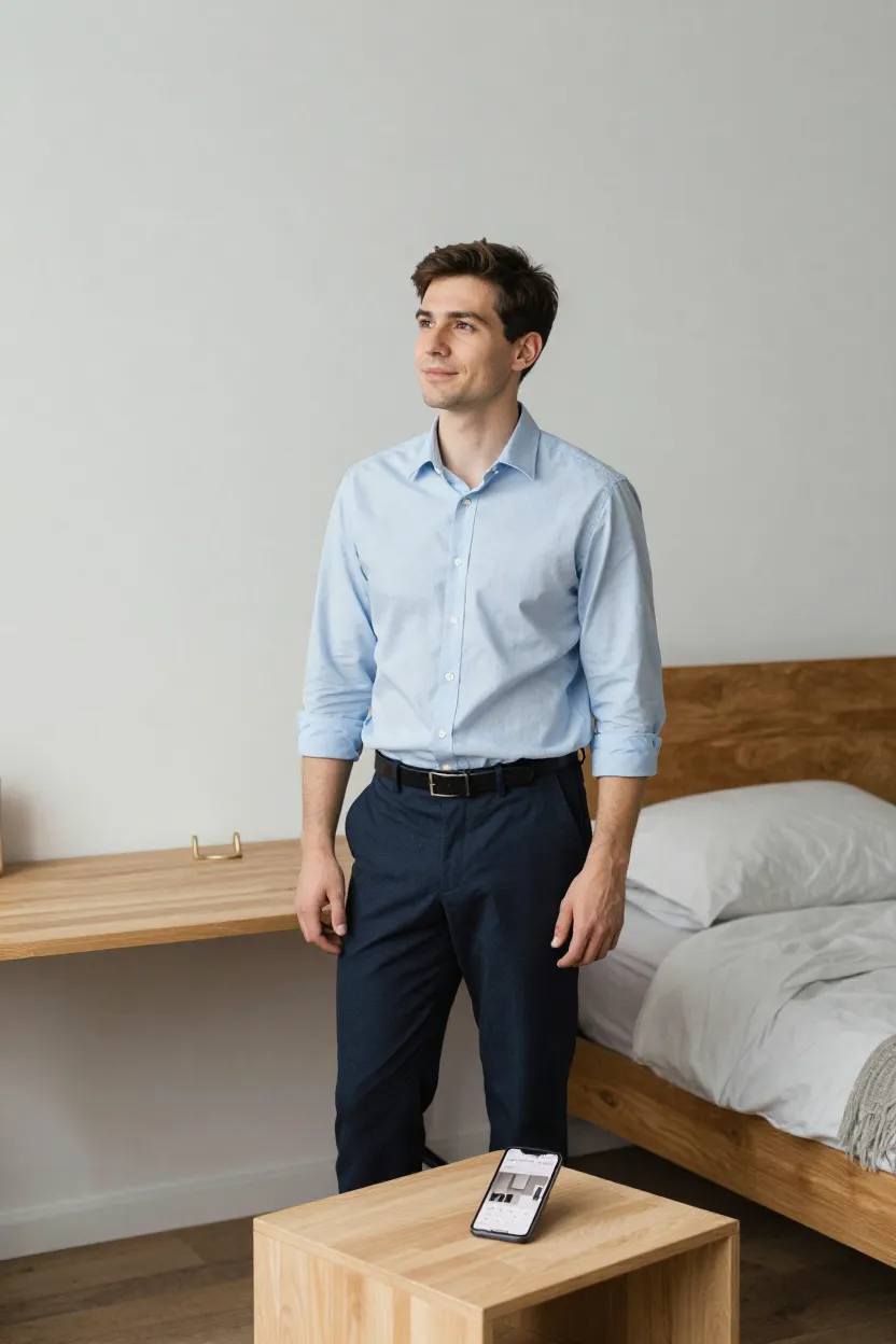 Montar Quarto Online: Quarto Solteiro - Antes