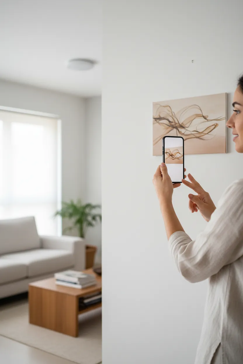 Simular Quadro na Parede - Depois