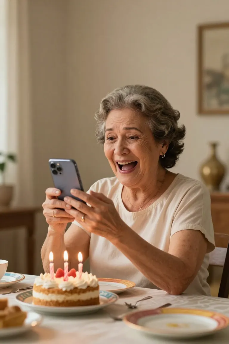 Desejar Feliz Aniversário com IA - Antes