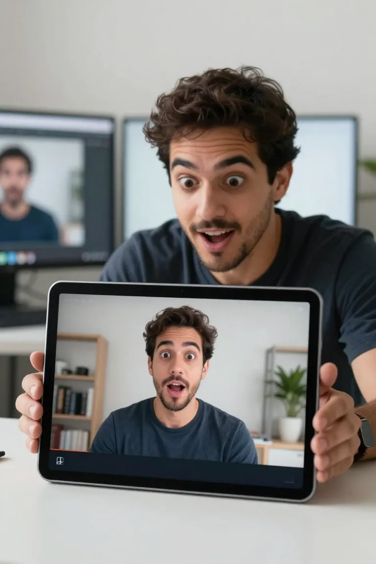 Fazer Lip Sync com IA Realista - Antes