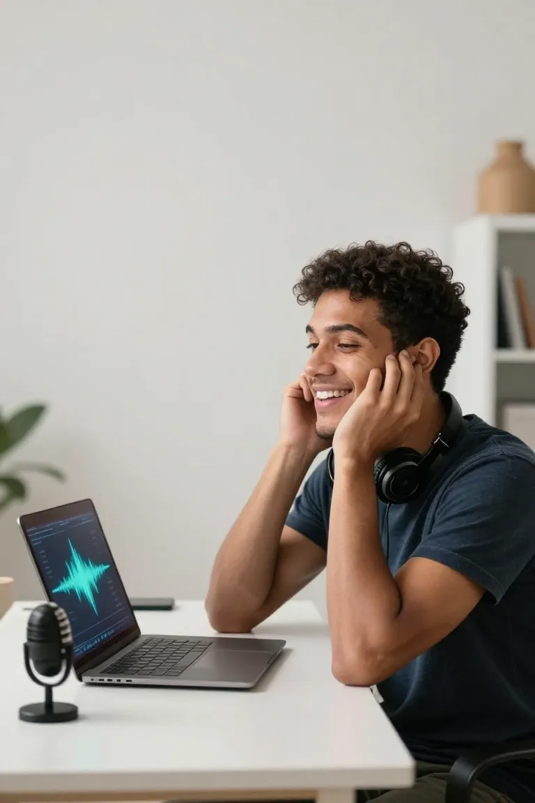 Gerar Voz de Famoso para Parabéns - Antes