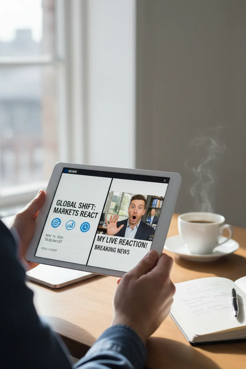 Reações a Notícias e Trends do Momento - Depois