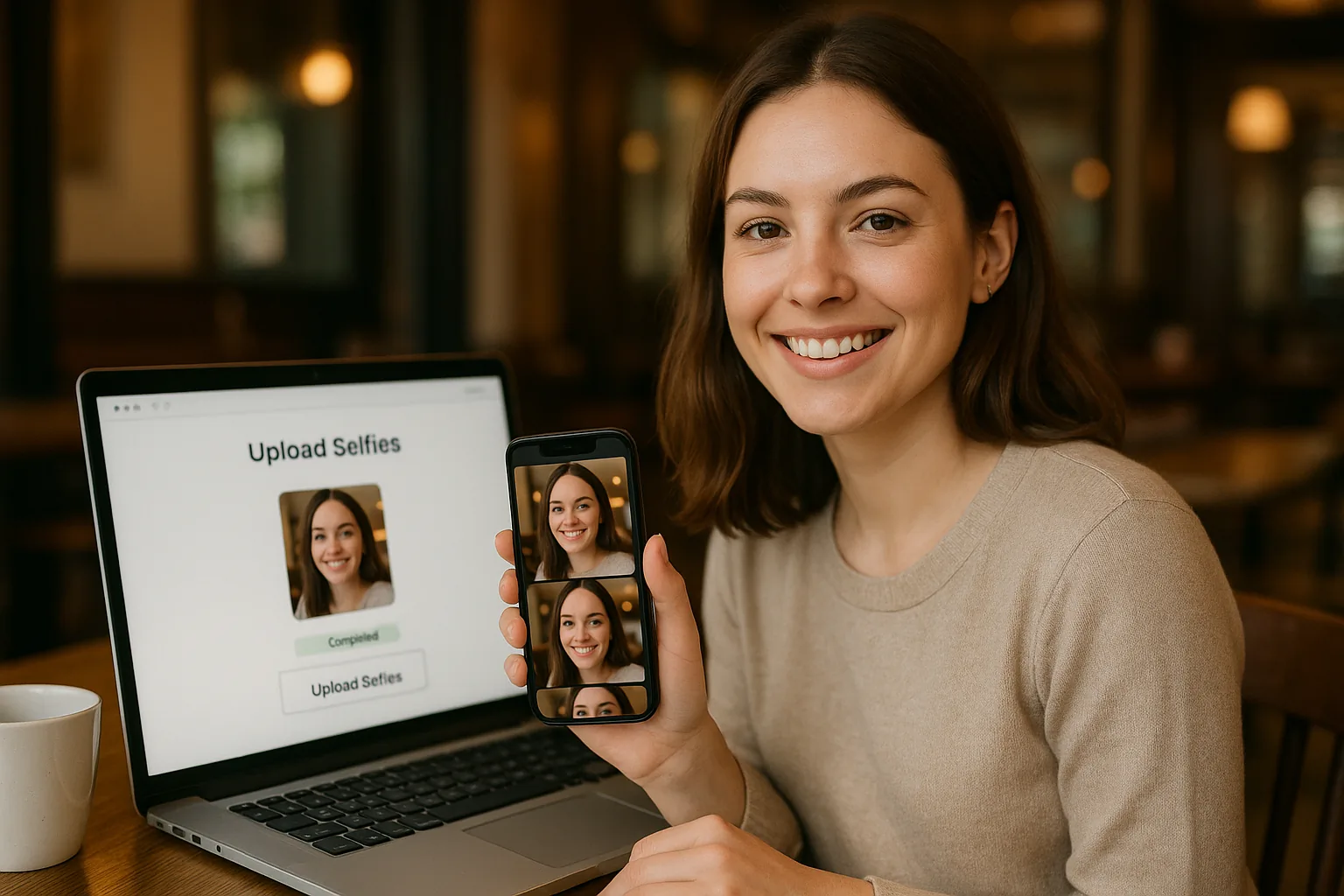 Passo 1: Envie suas selfies e crie seu modelo de IA