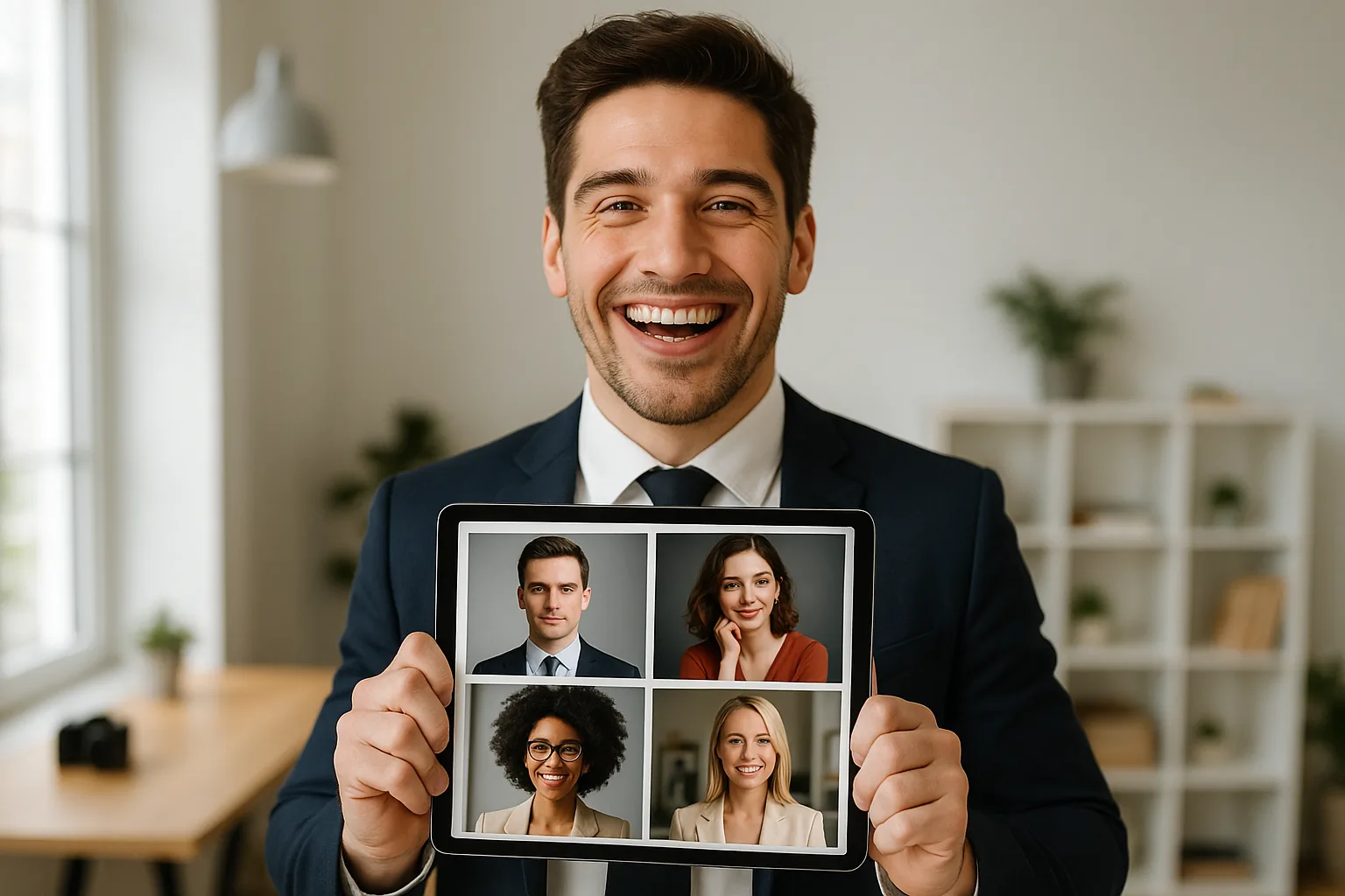 Passo 3: Tenha fotos profissionais em apenas 15-20 segundos