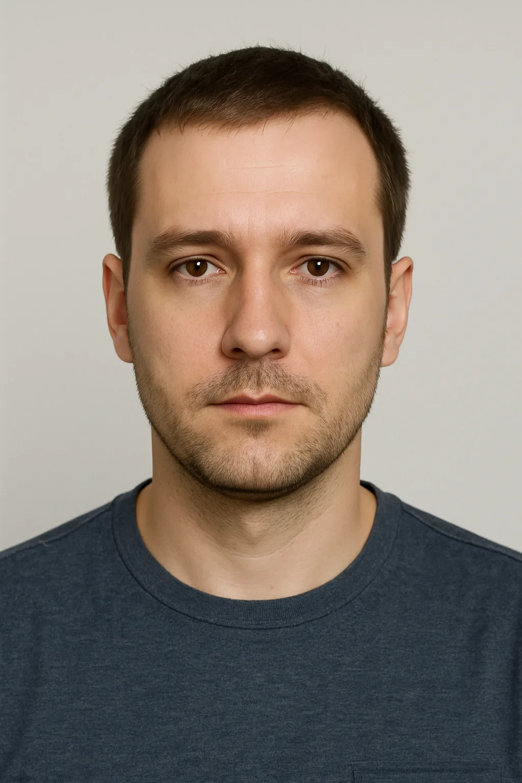 Foto para Documento e Passaporte - Antes