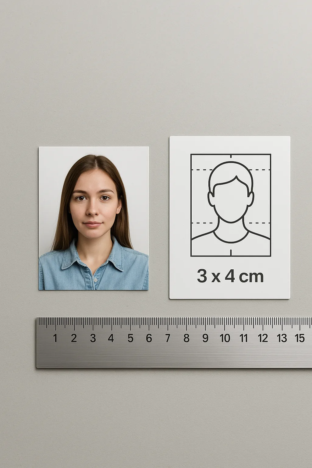 Foto para Documento e Passaporte - Depois