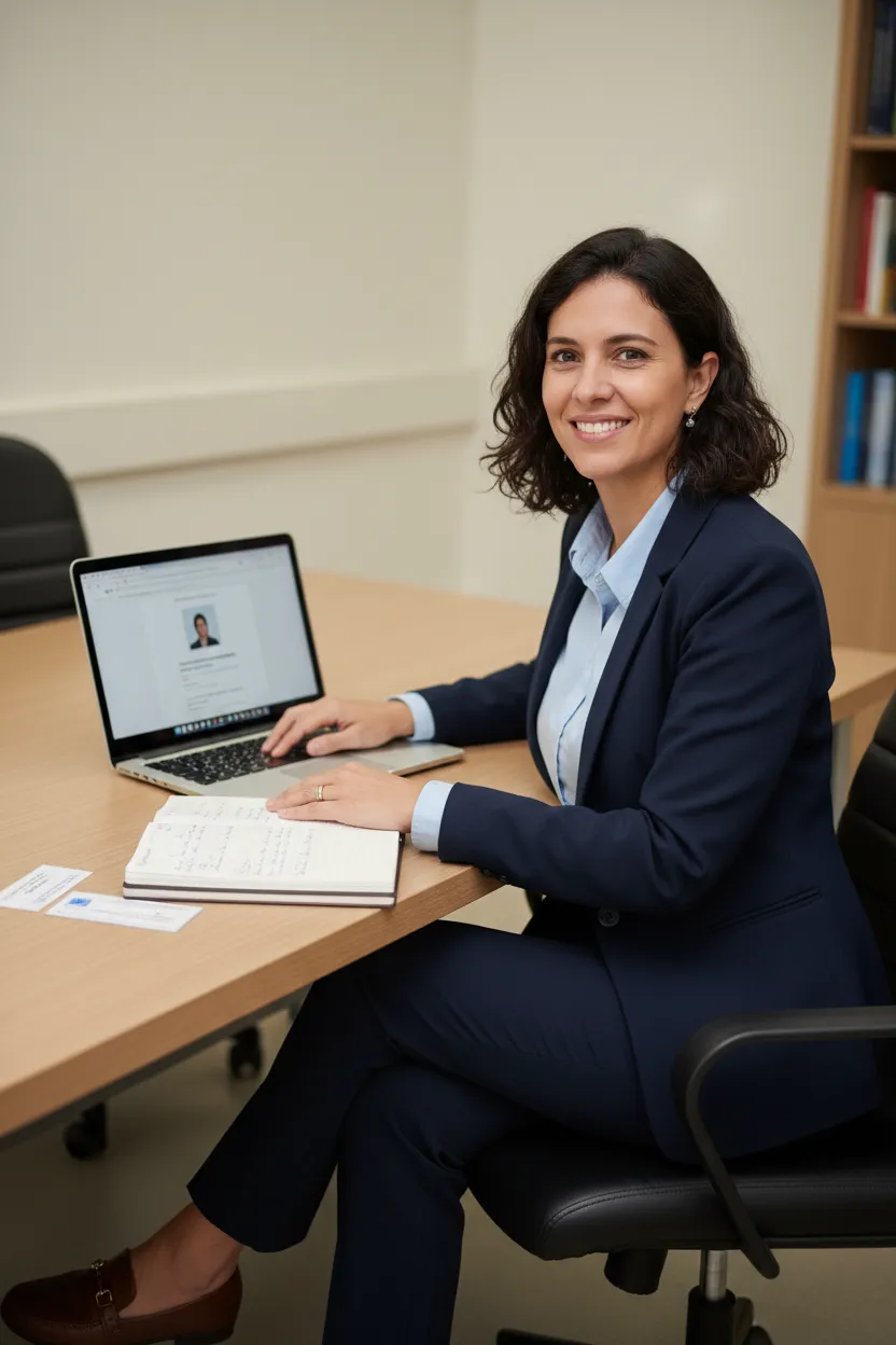 Foto profissional p/ perfil no Lattes - Antes