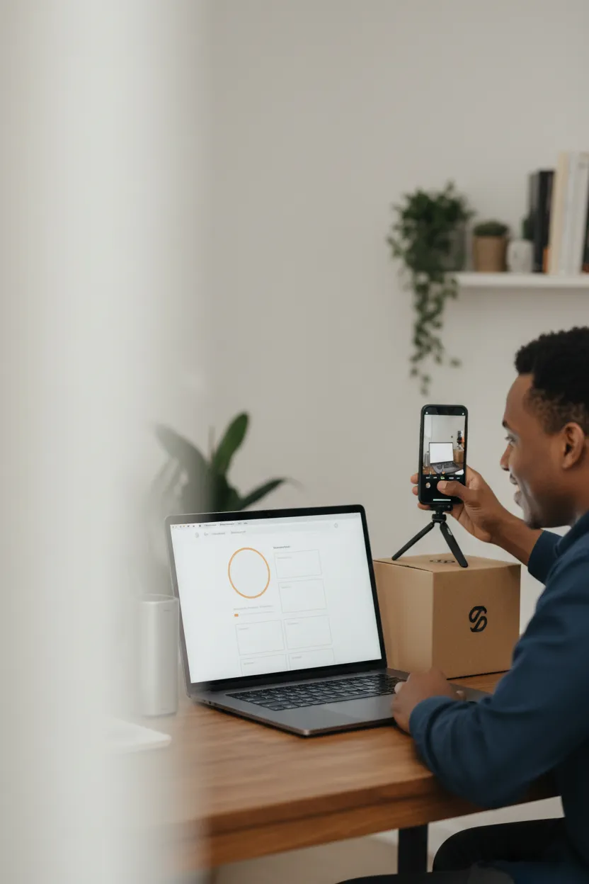 Foto profissional p/ campanha de crowdfunding - Antes