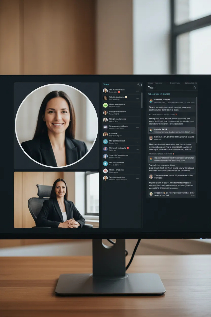 Foto para Teams/Zoom do time - Antes