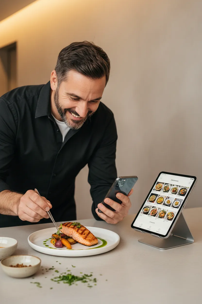 Fotos de pratos p/ cardápio delivery - Antes