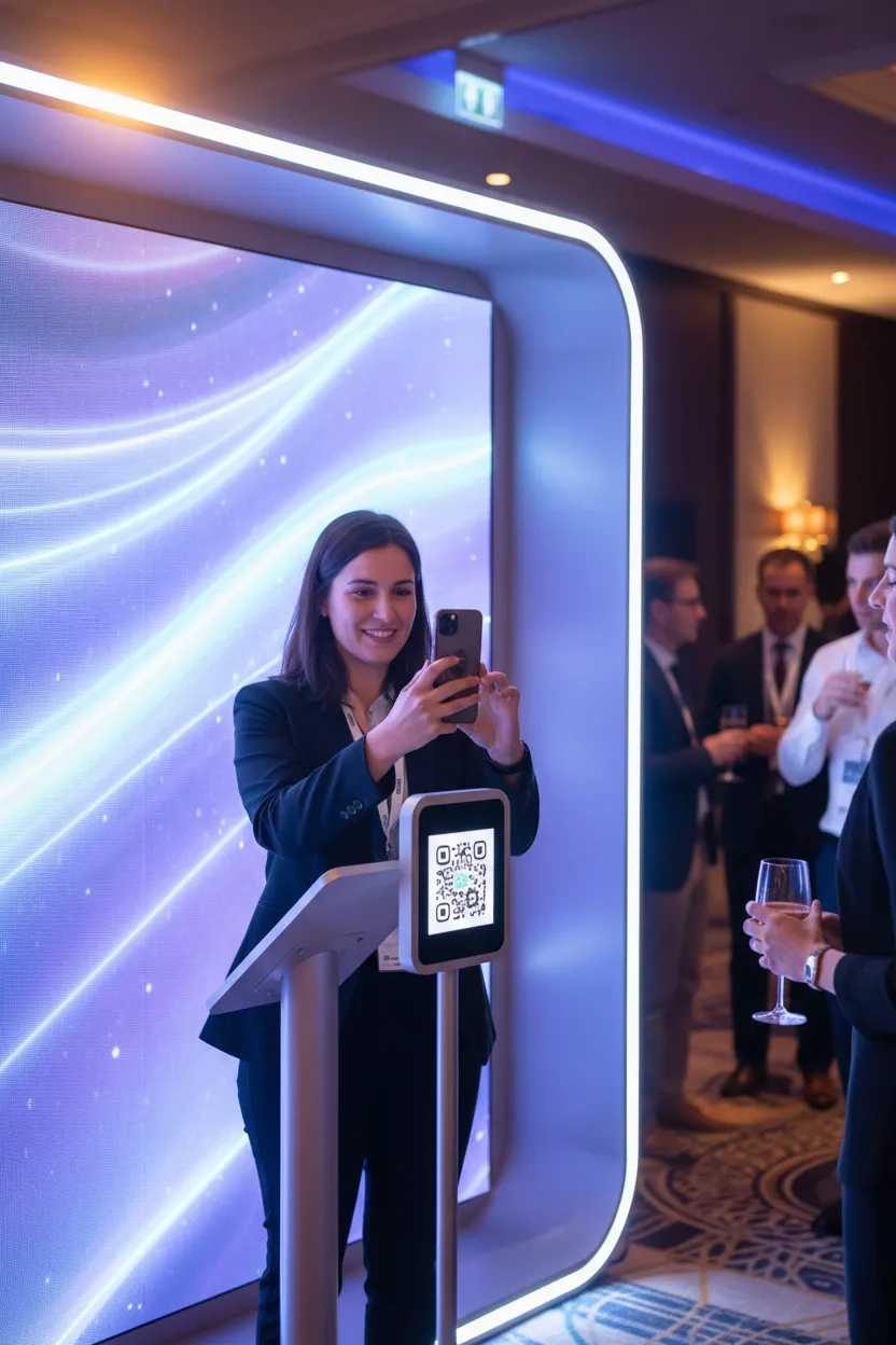 Photo booth IA que gera leads - Depois