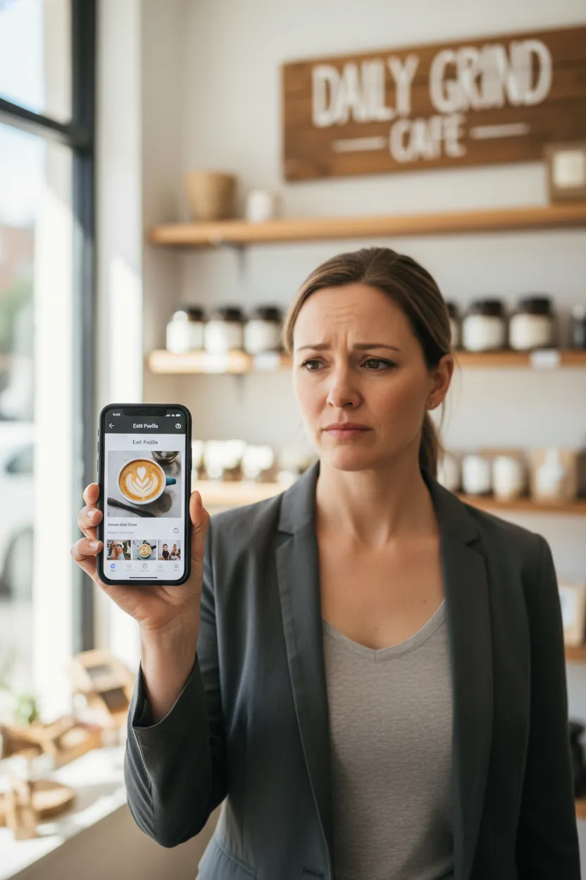 Negócio local com foto que dá credibilidade - Depois