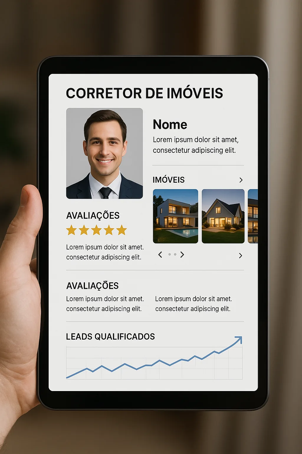 Headshots para Corretores de Imóveis - Depois