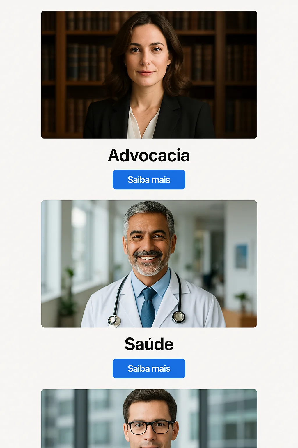 Headshots por Profissão (Advogados, Médicos, Autônomos) - Depois