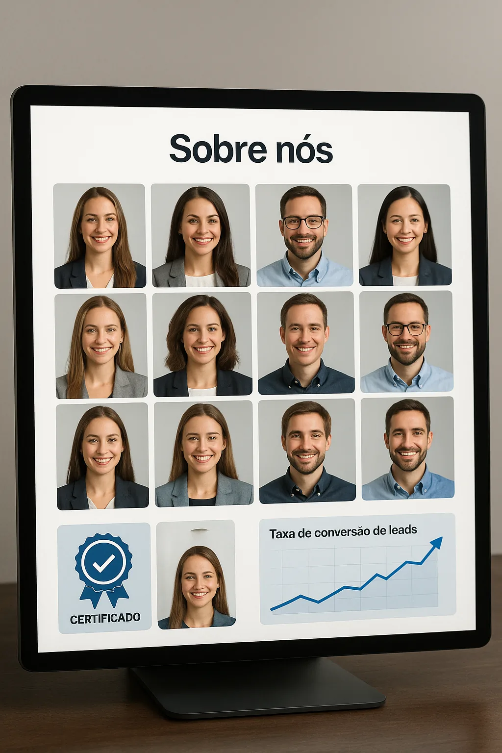 Headshots de Time para Startups - Depois