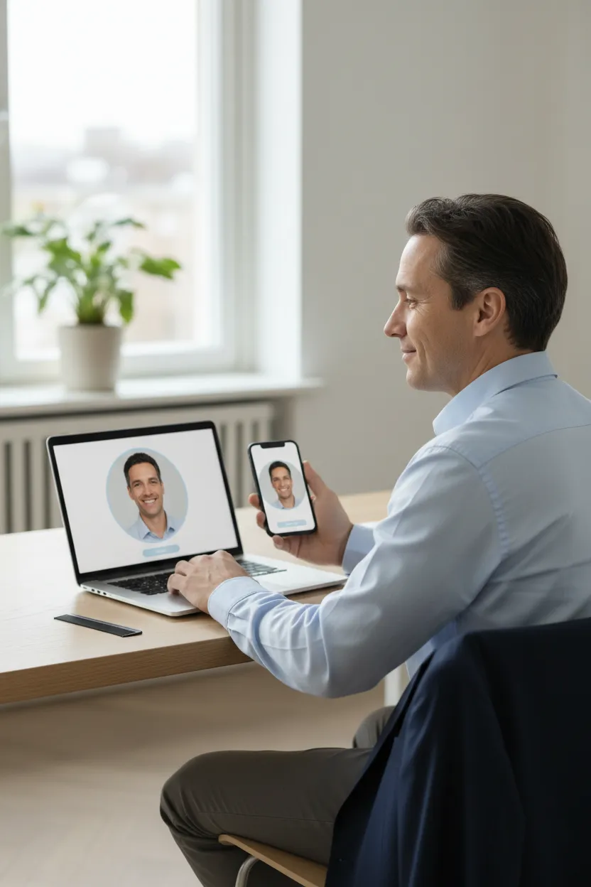 Atualize sua foto de perfil hoje - Antes