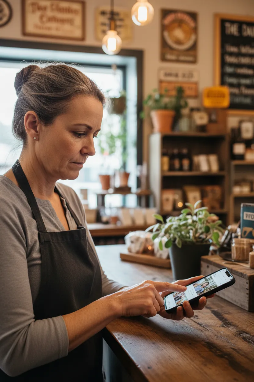 Loja local com perfil de Instagram forte - Depois