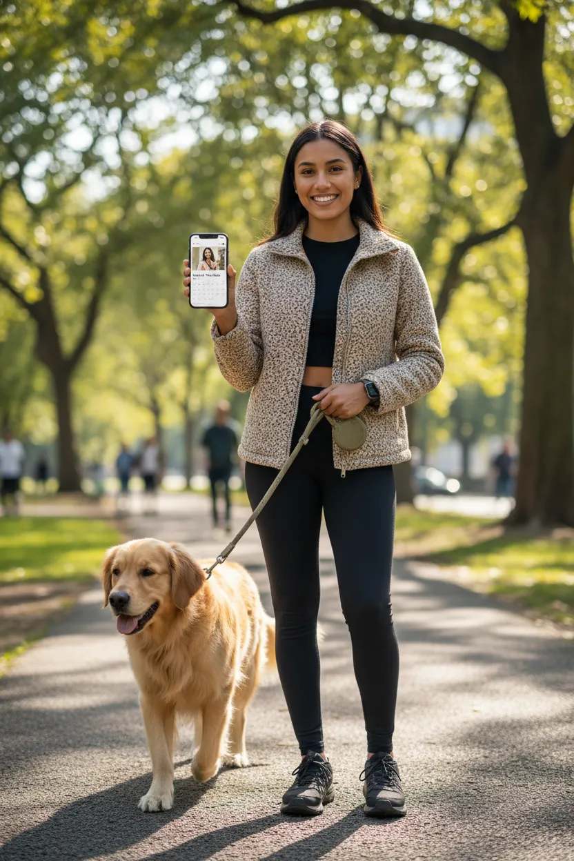 Pet sitter com foto que conquista tutores - Antes