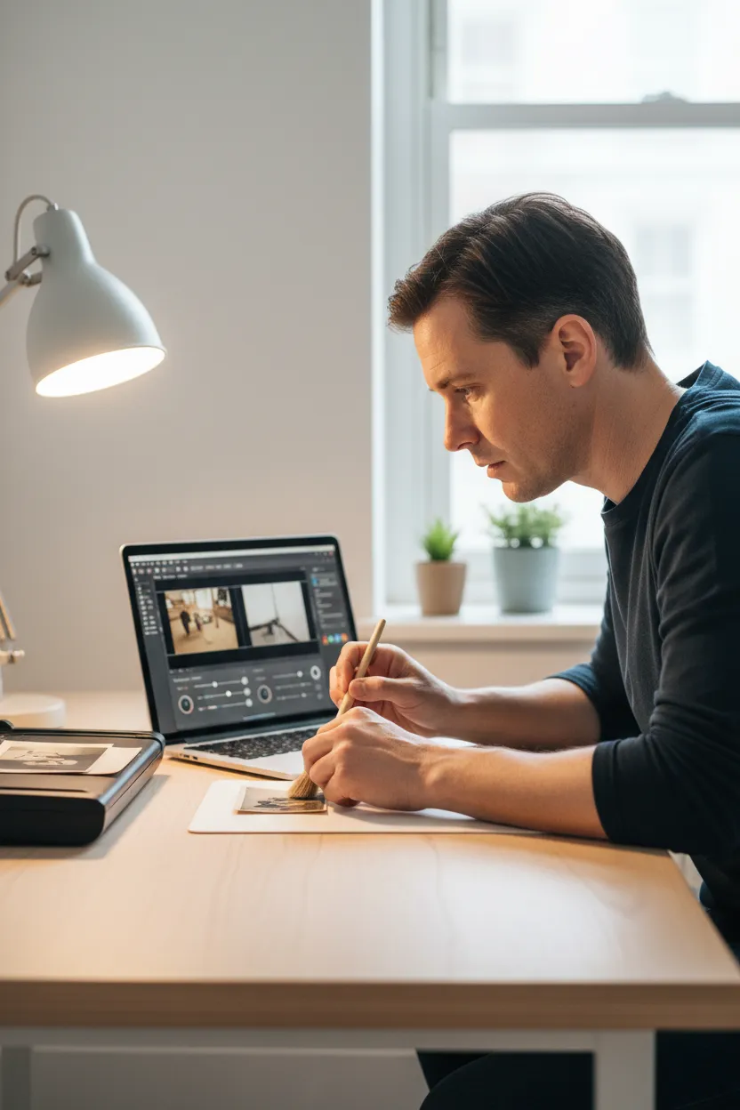 Restaurar fotos antigas da família - Depois