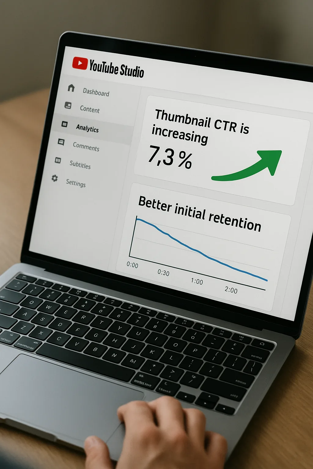 Miniaturas de YouTube com Reação - Depois